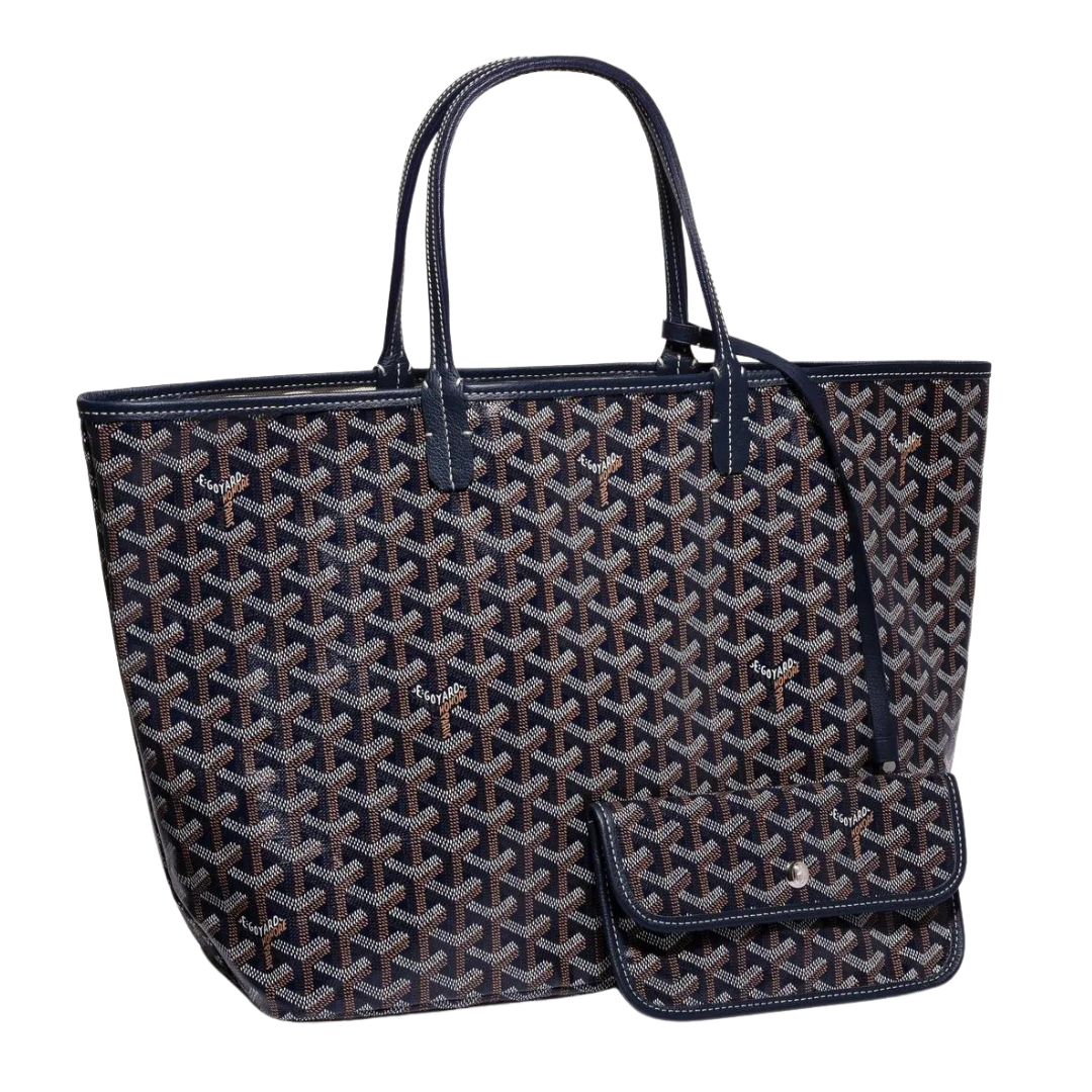 Goyard Saint Louis Tote PM Navy Blue