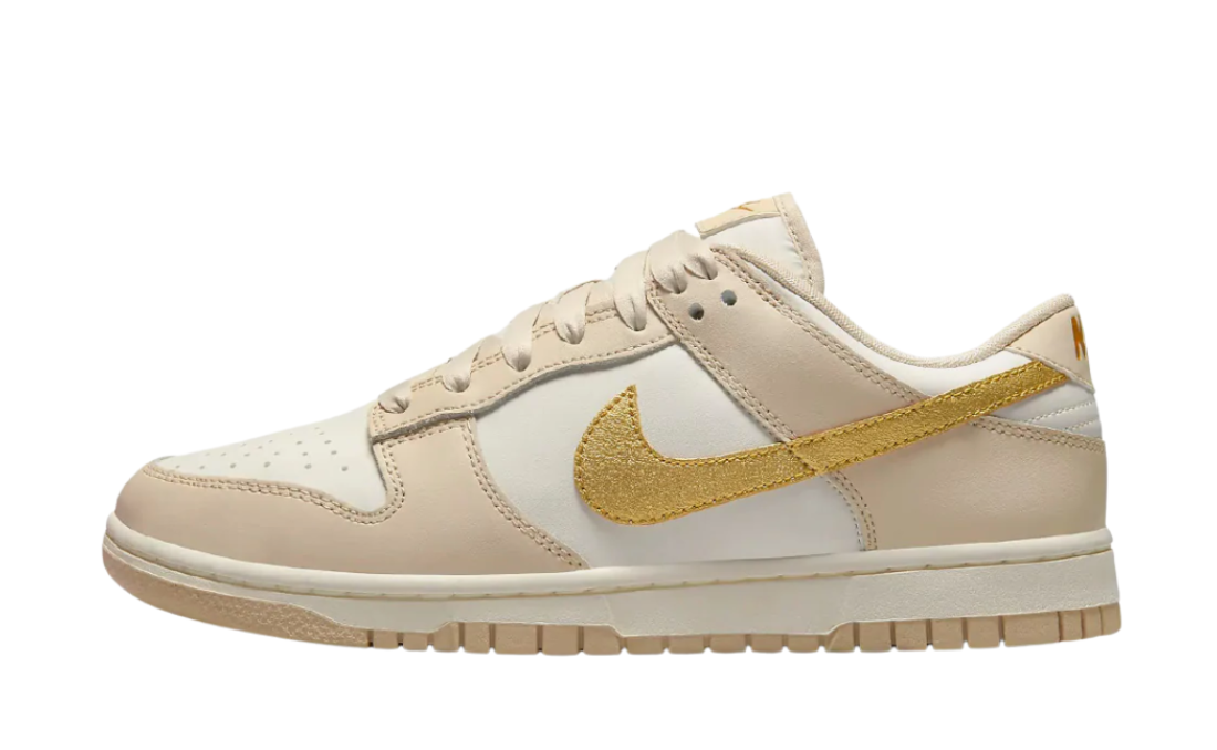 Nike Dunk Low Sanddrift Metallic Gold